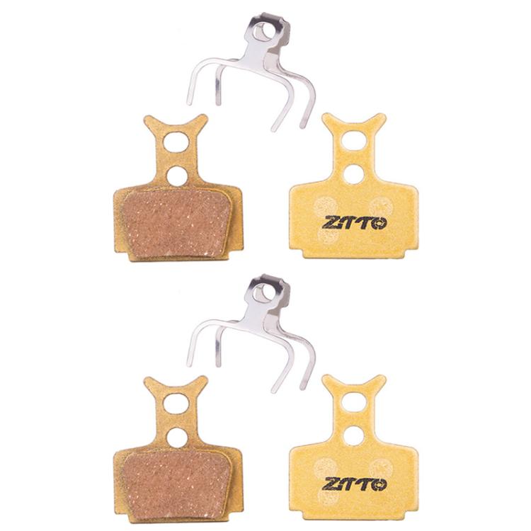 2pairs ZTTO Mountain Bike Full Metal Copper Base Lining Oil Disc Block Brake Pad, Model: MJ-05C