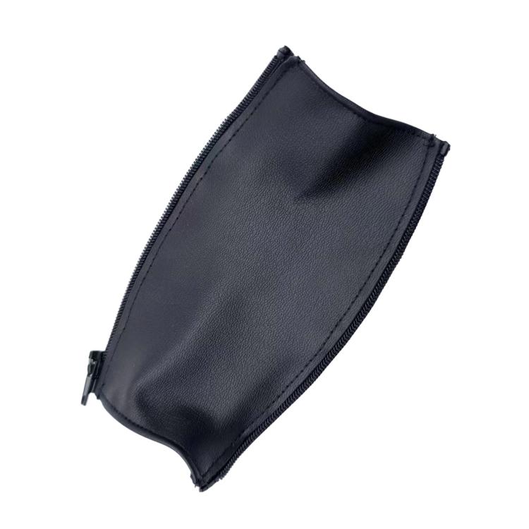 For Sony WH-1000XM4 Headphones Headband Protective Cover Replacement Parts, Spec: Leather Zipper Black