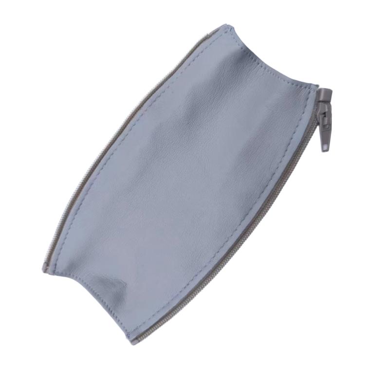 For Sony WH-1000XM4 Headphones Headband Protective Cover Replacement Parts, Spec: Leather Zipper Gray