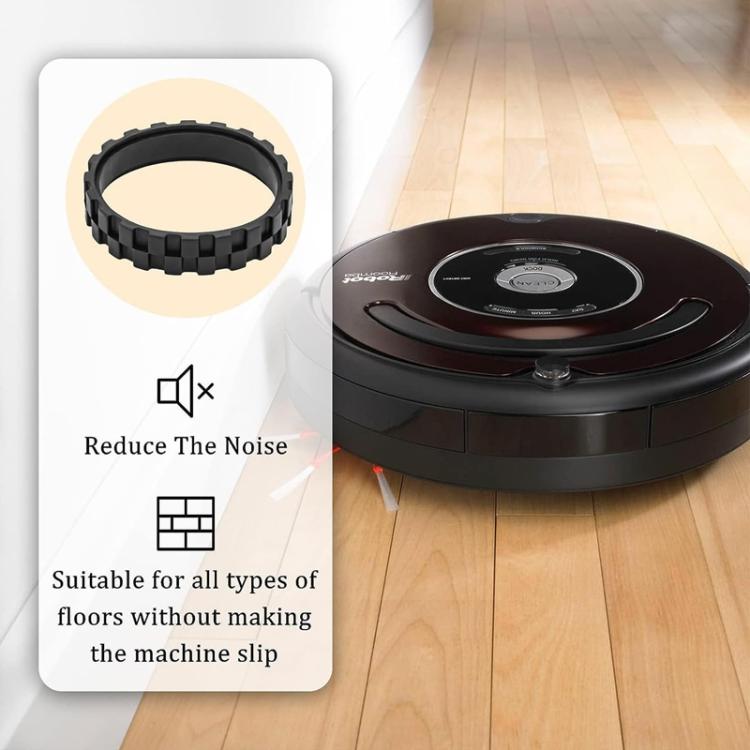 For IRobot Roomba 5/6/7/8/9 Series Walking Wheels Vacuum Cleaner Accessories Left Wheel-Black - free shipping - PMC Jewellery - Order now!