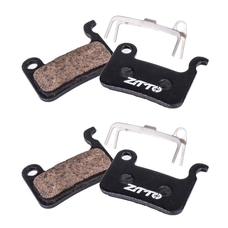 2pairs ZTTO Bicycle Disc Braking Pads Mountain Bike Semi-Metallic Resin Brake Pads, Model: MS-01D