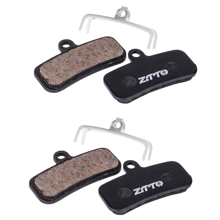 2pairs ZTTO Bicycle Disc Braking Pads Mountain Bike Semi-Metallic Resin Brake Pads, Model: MS-01E