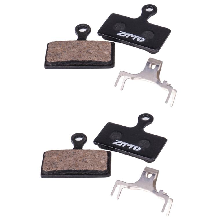2pairs ZTTO Bicycle Disc Braking Pads Mountain Bike Semi-Metallic Resin Brake Pads, Model: MS-01F