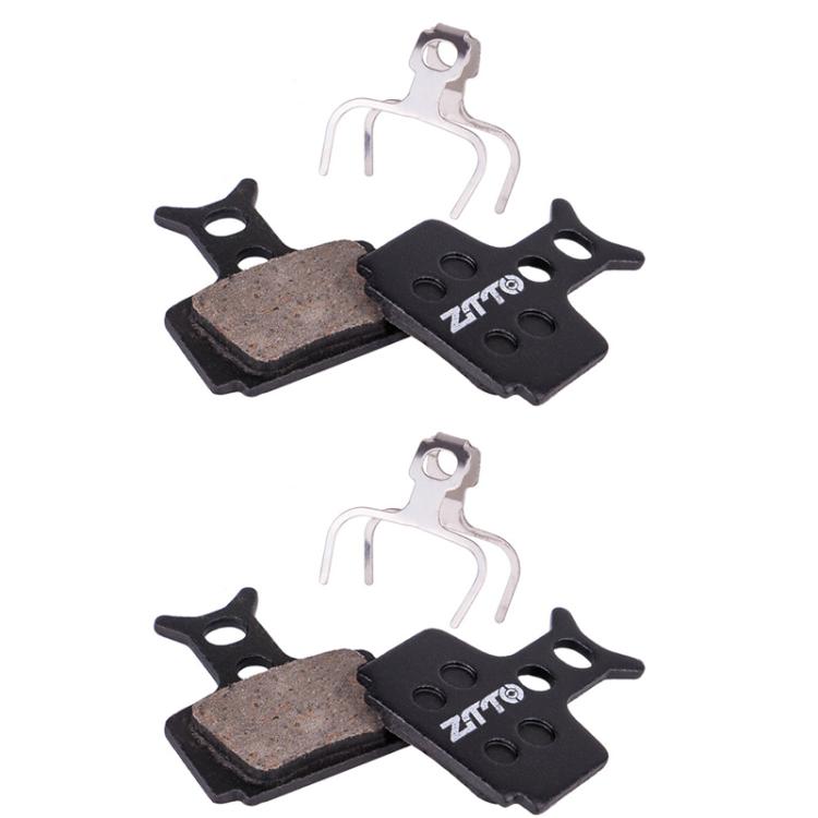 2pairs ZTTO Bicycle Disc Braking Pads Mountain Bike Semi-Metallic Resin Brake Pads, Model: MS-05C