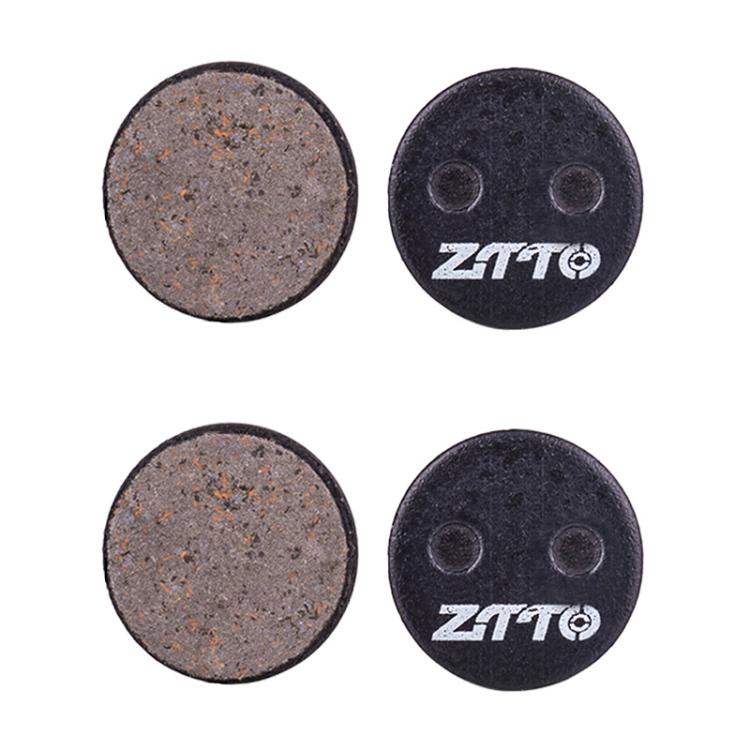 2pairs ZTTO Bicycle Disc Braking Pads Mountain Bike Semi-Metallic Resin Brake Pads, Model: MS-08A
