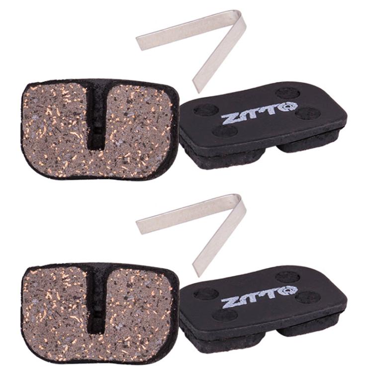 2pairs ZTTO Bicycle Disc Braking Pads Mountain Bike Semi-Metallic Resin Brake Pads, Model: MS-08B