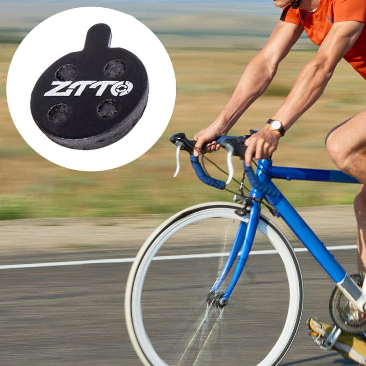 2pairs ZTTO Bicycle Disc Braking Pads Mountain Bike Semi-Metallic Resin Brake Pads, Model: MS-07C With Hole - Bicycle Brake Parts by ZTTO | Online Shopping South Africa | PMc TechLife | Buy Now Pay Later Mobicred