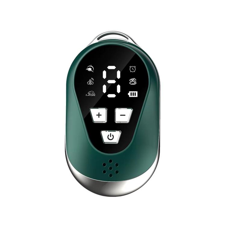 SM-1028 LCD Display CES Low-frequency Pulse Smart Handheld Music Sleep Instrument(Green)