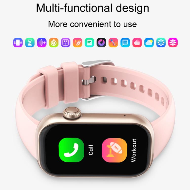 QS50 1.47inch TFT Screen Smart Wristband Support Bluetooth Calling / Oxygen Detection / Sleep Detection / Heart Rate Detection(Pink) - free shipping - PMC Jewellery - Order now!