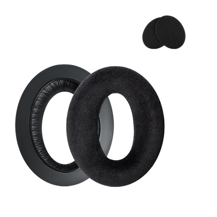 2pcs For Sennheiser HD545 / HD565 / HD580 / HD600 / HD650 Earphone Cover Sponge Earmuffs With Tuning Foam, Material: Flannel