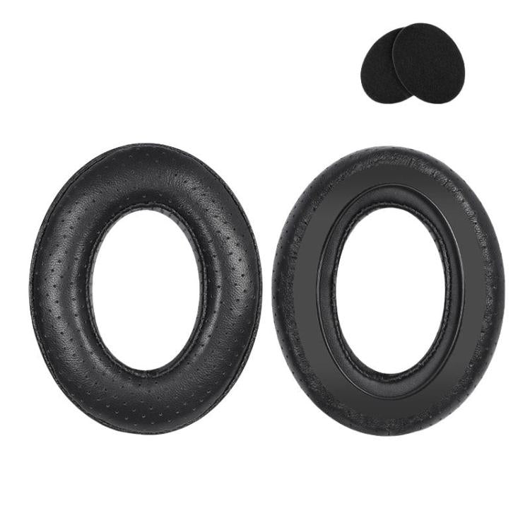 2pcs For Sennheiser HD545 / HD565 / HD580 / HD600 / HD650 Earphone Cover Sponge Earmuffs With Tuning Foam, Material: Lambskin Perforated-Patchwork