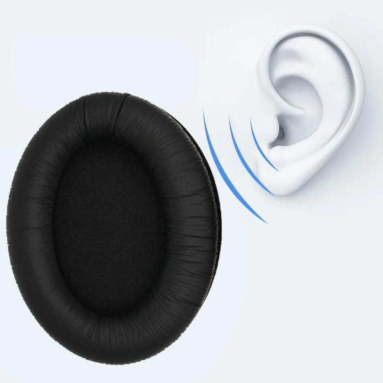 1pair Headphones Sponge Cover Earmuffs For Sennheiser HD418 / 429 / 439 / 449, Color: Protein Leather - Earmuff & Pad by PMc TechLife | Online Shopping South Africa | PMc TechLife | Buy Now Pay Later Mobicred