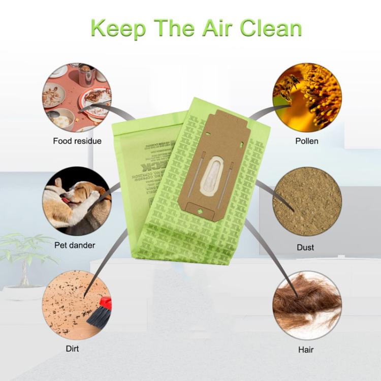 2pcs For Oreck CC Vacuum Cleaner Paper Bag Dust Collection Bag - Other Accessories by PMc TechLife | Online Shopping South Africa | PMc TechLife | Buy Now Pay Later Mobicred