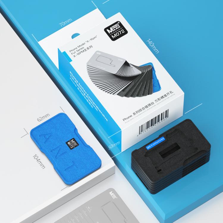 For iPhone 11-16 Series MaAnt M072 19 In 1 Cell Phone Repair Middle Layer Soldering Station With Mid-Level Soldering Mesh - free shipping - PMC TechLife - Order now!