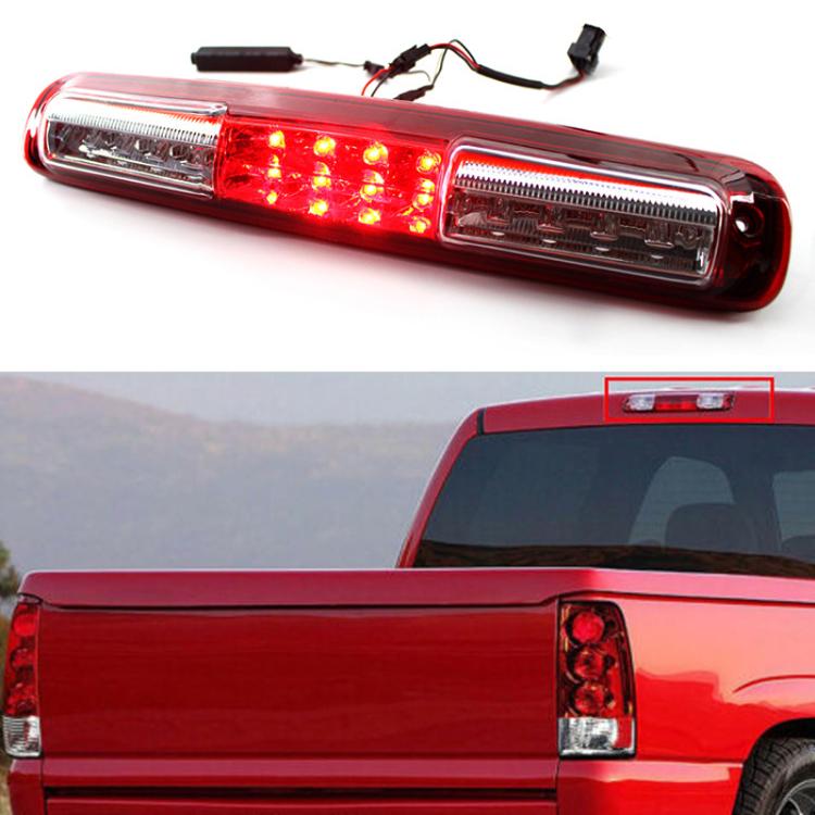 For Chevrolet Silverado 1999-2006 Car High Mount Brake Light LED Third Brake Signal Lamp OE 16525205 5978318 923240(Black White) - free shipping - PMc TechLife - Order now!