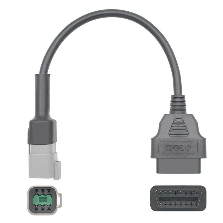 6 Pin OBD Cable For CAN-AM MOTO ATV UTV All-Terrain Vehicle(30cm)