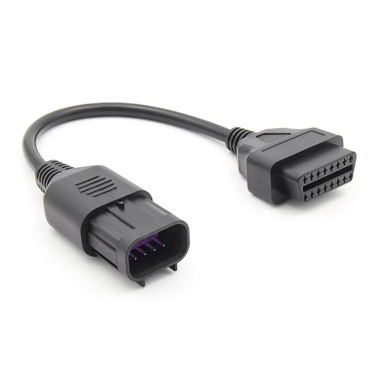 OBD2 8 Pin To 16 Pin Cable For Polaris Slingshot ATV(Black)