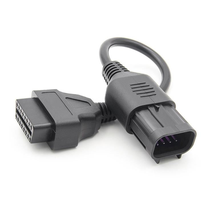 OBD2 8 Pin To 16 Pin Cable For Polaris Slingshot ATV(Black)