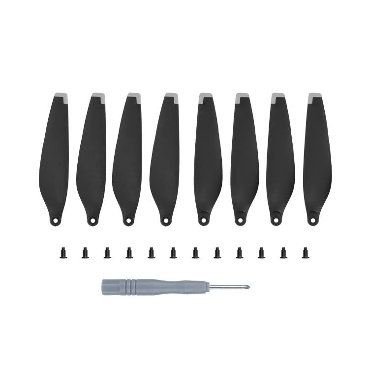 For DJI Mini 3 Drone 8pcs /Set 6030F Propeller Blades Low Noise Wings With Screwdrivers, Color: Silver Tip