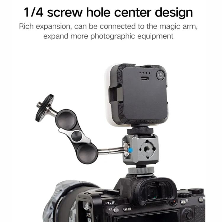 XILETU XDS-15 Multi-head Cold Shoe Mount Adapter for Camera Flash, Microphone, LED Light