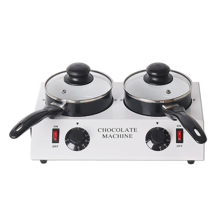 Dessert Making Double Cylinder Chocolate Hot Melt Machine UK Plug
