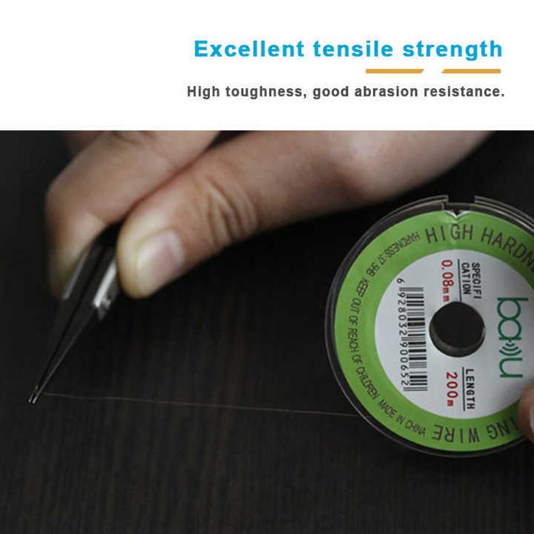 BAKU 0.06mm 200m/329ft Carbon Steel Screen Separator Cutting Wire for Smartphone & Tablet LCD Screen Repair - free shipping - PMC Jewellery - Order now!