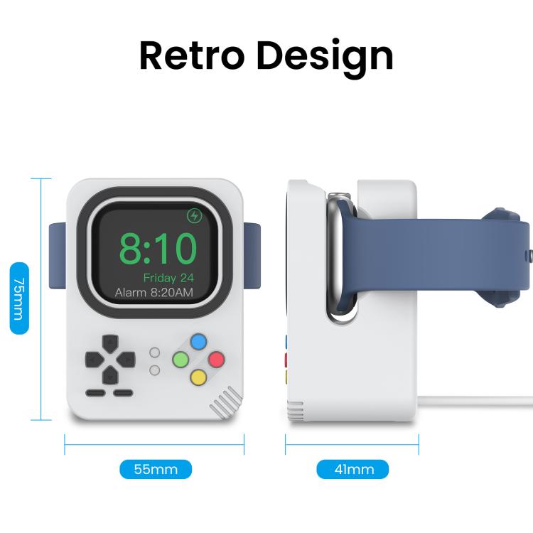 For Apple Watch AhaStyle DD05 Silicone Mini Charging Stand, Without Charger(Gray) - free shipping - PMC Jewellery - Order now!