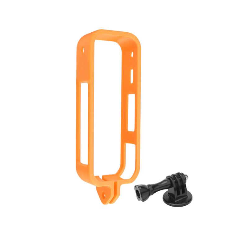For Insta360 X5 360 Camera CQT Expandable Protective Cage Shockproof Case Vertical Orange - free shipping - PMC Jewellery - Order now!