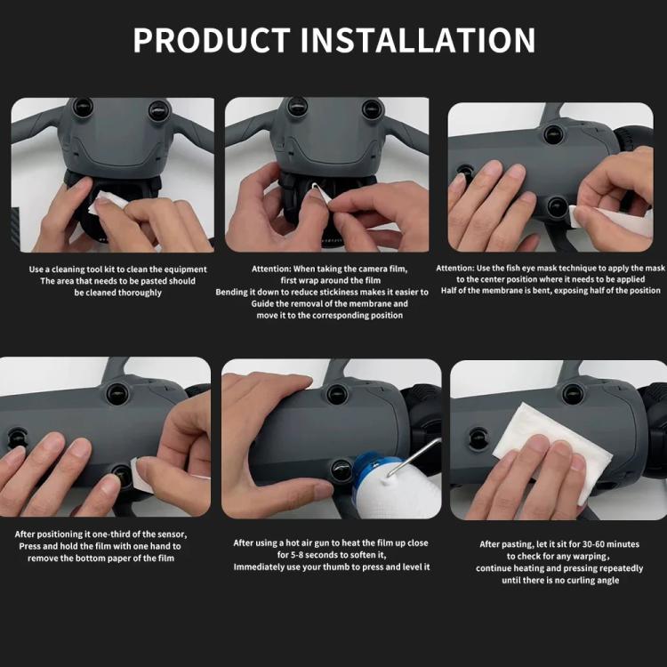 CQT Nano Coating Protective Film for DJI Mavic 4 Pro Lens & Sensor Screen Protector with Hot Air Blower Kit - free shipping - PMC TechLife - Order now!