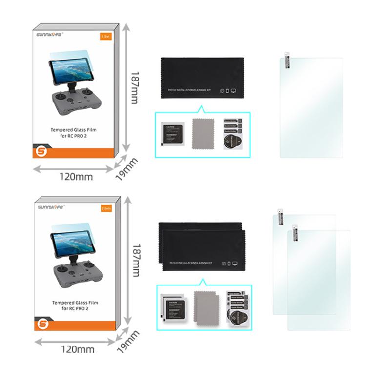 Sunnylife BHM01 For DJI RC PRO 2 / Mavic 4 Pro Tempered Glass Screen Protector Explosion-proof Protective Film - free shipping - PMC TechLife - Order now!