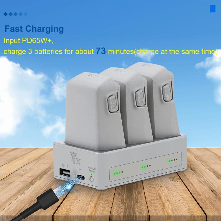 For DJI Flip YX 3-Way Charger Bidirectional Battery Management System - free shipping - PMC Jewellery - Order now!