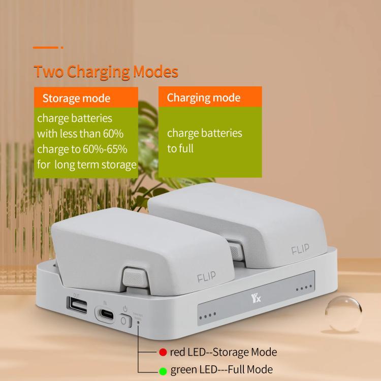 For DJI Flip YX Parallel Charger Hub Bidirectional Battery Management System