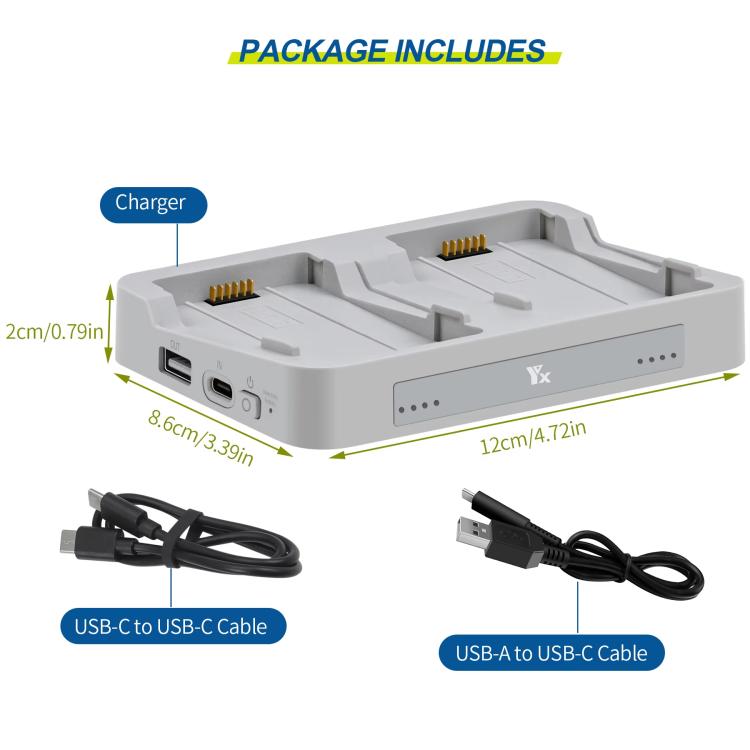 For DJI Flip YX Parallel Charger Hub Bidirectional Battery Management System - free shipping - PMC TechLife - Order now!