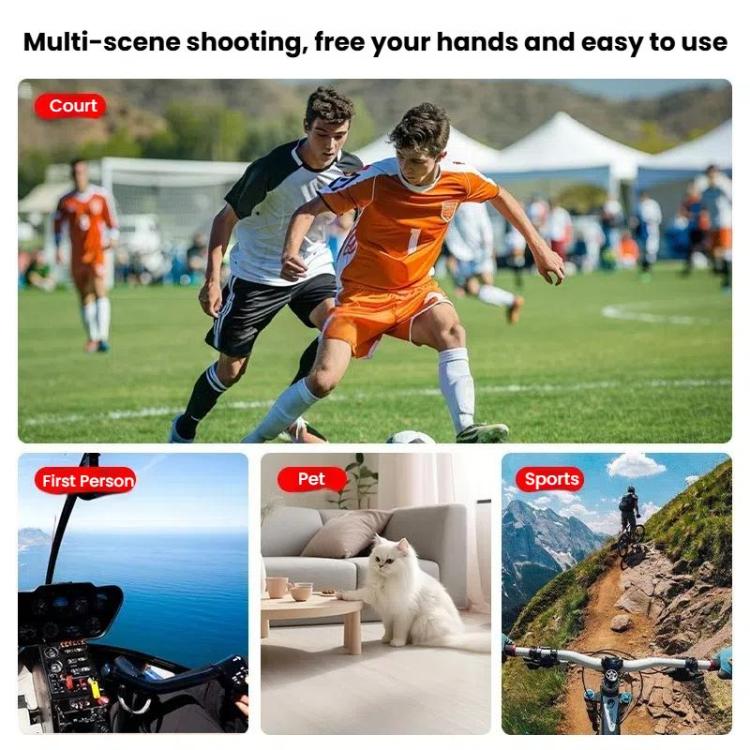 HEPAIL AC76 Action Camera Mobile Phone Magnetic Neck Strap Mount - free shipping - PMC TechLife - Order now!
