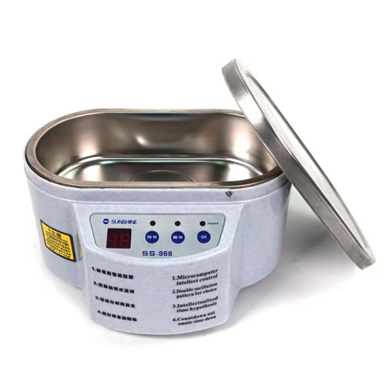 SUNSHINE 968 Mini Jewellery Glasses Cleaner Ultrasonic Cleaner US Plug