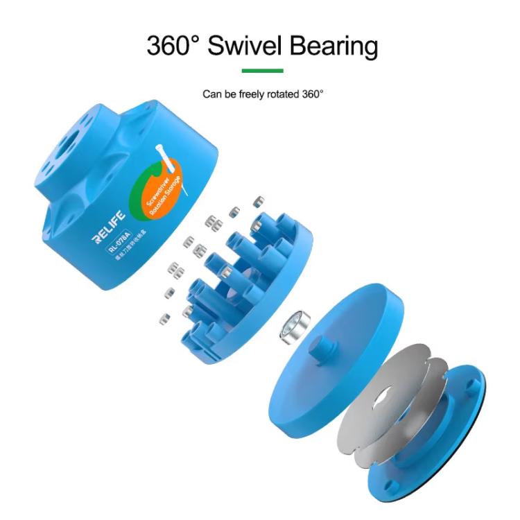 RELIFE RL-078A Screwdriver Rotating Storage Box Mobile Phone Repair Screwdriver Bit Storage Box - free shipping - PMC Jewellery - Order now!