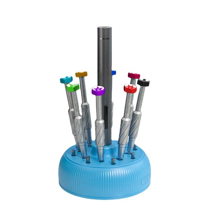 RELIFE RL-078 Magnetic Screwdriver Rotating Box 360-degree Rotation 17-slot Screwdriver Storage Box - free shipping - PMC Jewellery - Order now!