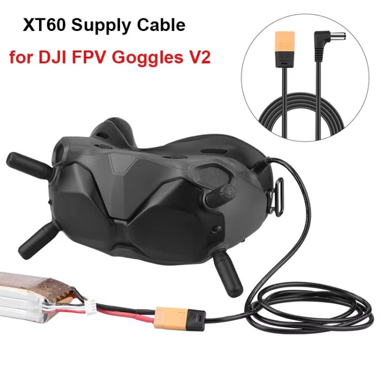 For DJI FPV Goggles V2 XT60 to DC Power Cable Stable Power Supply Connector - free shipping - PMC Jewellery - Order now!