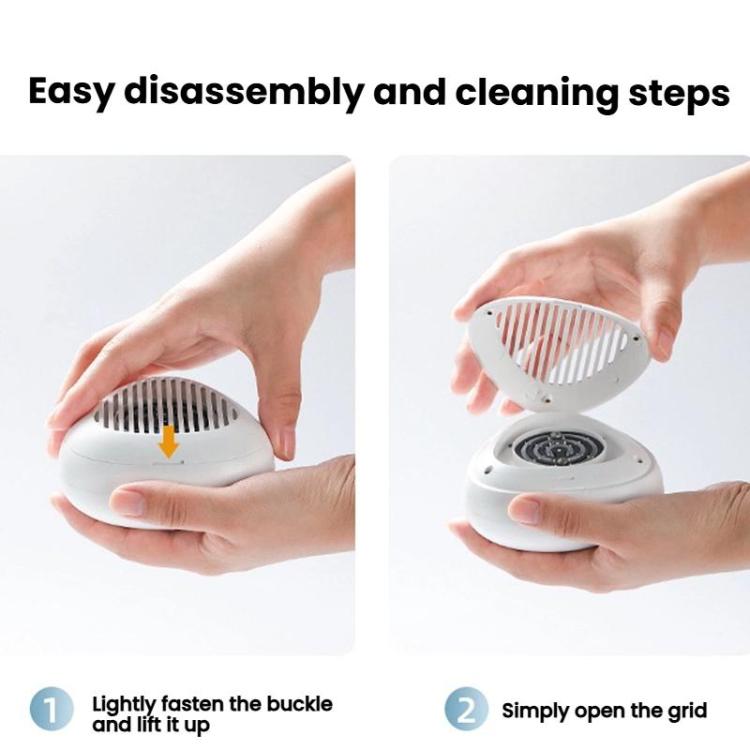 Portable Sterilization Pesticide Residue Removal Fruit Vegetable Cleaning Machine, Size: English(White)