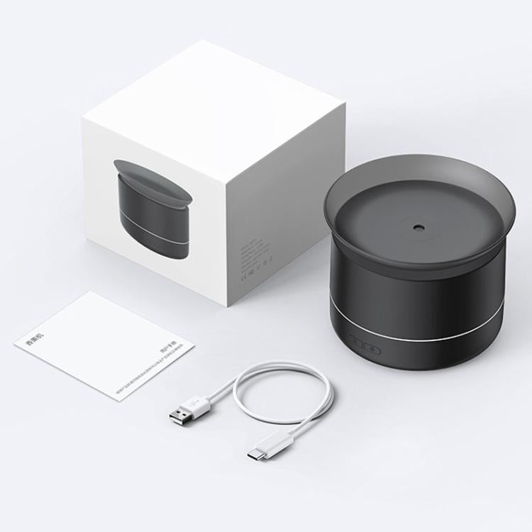 200ml Sea of Clouds Aroma Diffuser Essential Oil Humidifier with 7-Color Mood Lights USB-Powered, Color: Lava Black - free shipping - PMC TechLife - Order now!