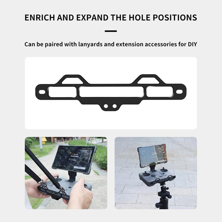 For DJI RC Pro 2 Aluminum Alloy 1/4-inch Tripod Adapter Mounting Bracket(Black) - free shipping - PMC Jewellery - Order now!