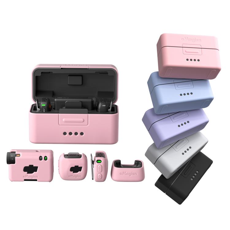 For DJI Mic Mini aMagisn MP01 Silicone Protective Case, Color: 3 In 1 Gray - free shipping - PMC Jewellery - Order now!