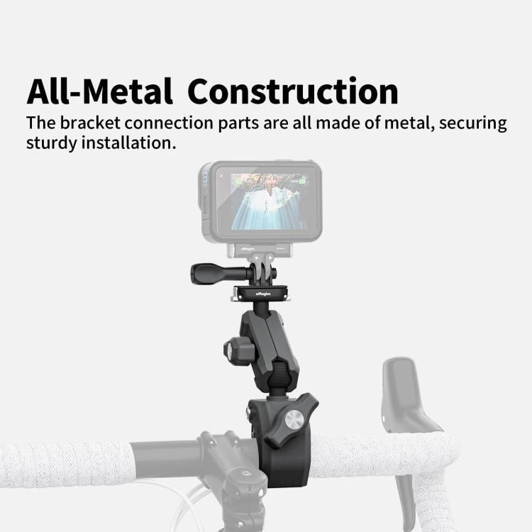 aMagisn HM10 For Insta360, DJI, GoPro Cameras Metal Arm Clamp Holder Cycling Clamp Bracket
