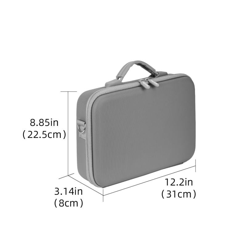 For Insta360 X5 Flymile All-in-One Storage Shoulder Bag Durable PU + Lycra Material Carrying Case(Gray) - free shipping - PMC TechLife - Order now!