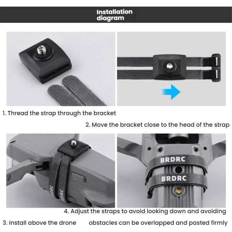 For DJI AIR3/MINI 4PRO BRDRC UAV Upload Bracket, Specification: Holder