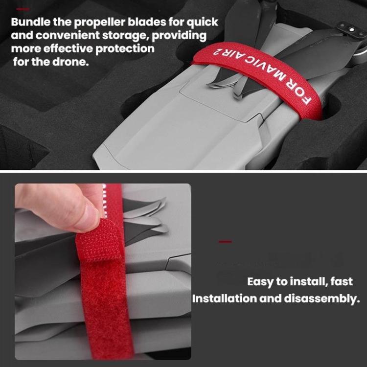 For DJI MAVIC AIR 2 BRDRC Drone Propeller Straps(Black) - free shipping - PMC TechLife - Order now!