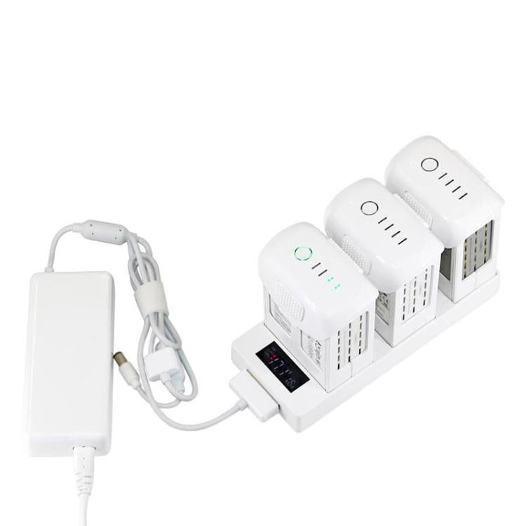 For DJI Phantom 4 Series YX 3-Slot Battery Charging Hub with LED Display - free shipping - PMC Jewellery - Order now!