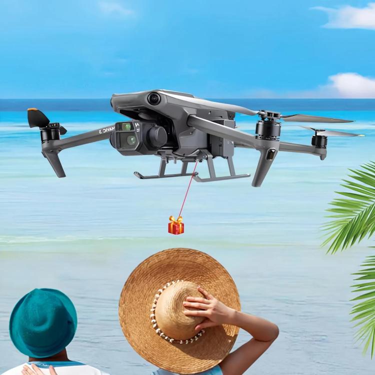 For DJI Mavic 3 Drone YX Airdrop System Rechargeable Thrower Load 500g(Gray) - free shipping - PMC Jewellery - Order now!
