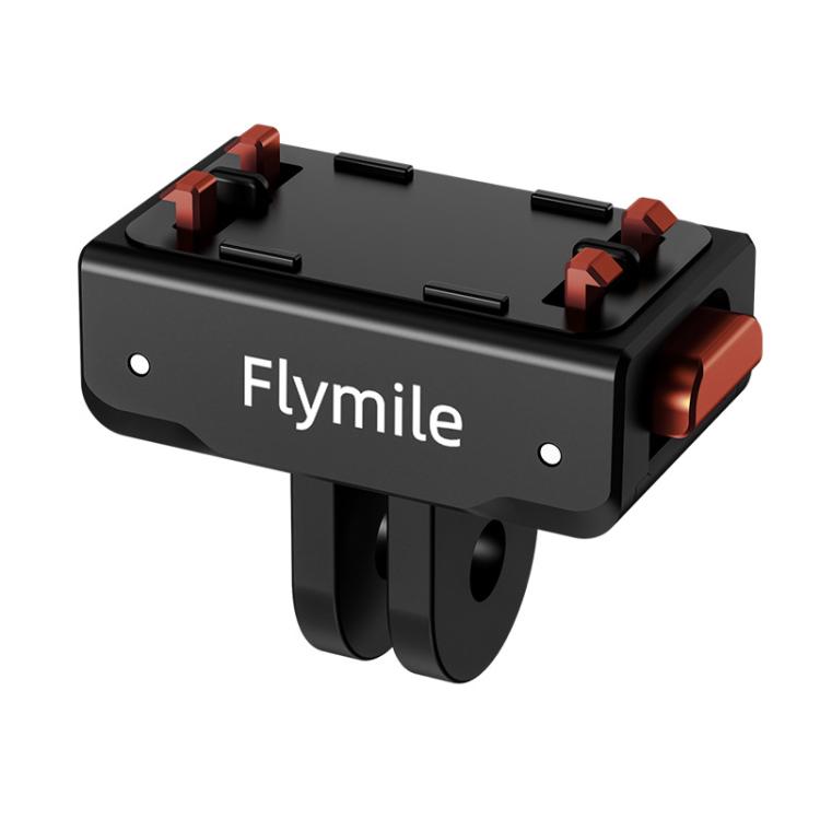 Flymile Plastic Magnetic Quick-Release Base For Insta360 Ace Pro 2/X5/X4/X3/X2/Ace Pro/Ace(Black) - free shipping - PMC Jewellery - Order now!