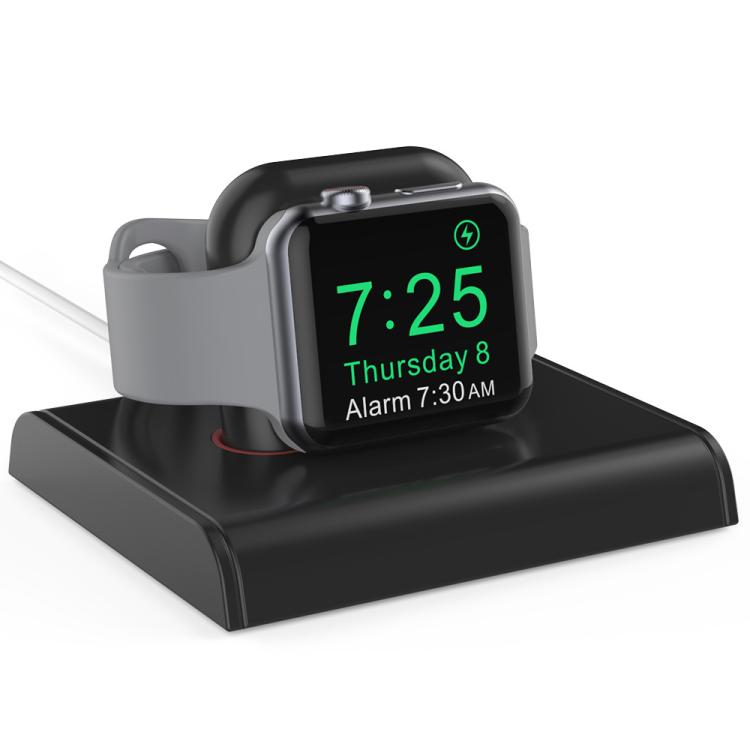 For Apple Watch / Earphone AhaStyle PT117-1 Charging Dock Plastic Storage Stand Without Charger(Black) - free shipping - PMC Jewellery - Order now!
